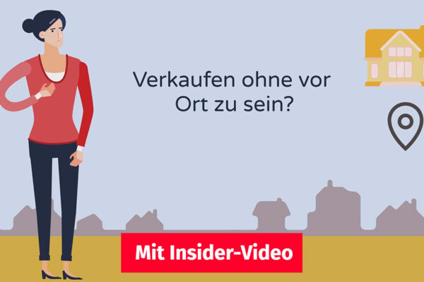 Eine Frau überlegt, wie sie ihr Haus verkaufen soll, dass weit von ihrem Wohnort entfernt liegt | Immobilienverkauf aus der Ferne